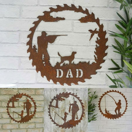 Hanging Pendant Delicate Decorative Metal Fathers Day Fishing Pattern Wall Ornament for Home Gold Metal
Hanging Pendant Delicate Decorative Metal Fathers Day Fishing Pattern Wall Ornament for Home Gold Metal