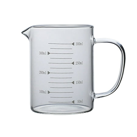 FRCOLOR 350ml High Borosilicate Glass Measuring Cup -20°-150° Temperature Resistant Measuring Glass for Kitchen or Restaurant
FRCOLOR 350ml High Borosilicate Glass Measuring Cup -20°-150° Temperature Resistant Measuring Glass for Kitchen or Restaurant
