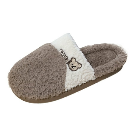Mens Slippers Ladies Home Cute Baotou Warm Cotton Slippers Winter Home Cotton Slippers Fashion Cute Printed Warm Slippers Casual Home Shoes Slippers for Men Suede Coffee 44-45
Mens Slippers Ladies Home Cute Baotou Warm Cotton Slippers Winter Home Cotton Slippers Fashion Cute Printed Warm Slippers Casual Home Shoes Slippers for Men Suede Coffee 44-45