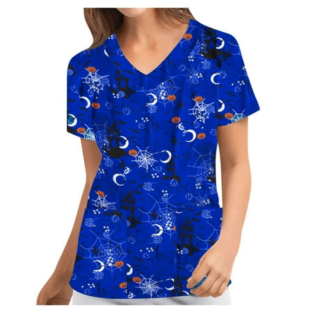 LWZWM Womens Tunic Tops to Wear with Leggings Gothic T-Shirt V-Neck Short Sleeve Scrub Top Witch With Pocket Light blue XXL
LWZWM Womens Tunic Tops to Wear with Leggings Gothic T-Shirt V-Neck Short Sleeve Scrub Top Witch With Pocket Light blue XXL