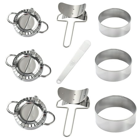 BOOMTB 9pcs Dumpling Press Stainless Steel Dumpling Mold Set for Chinese Dumpling
BOOMTB 9pcs Dumpling Press Stainless Steel Dumpling Mold Set for Chinese Dumpling