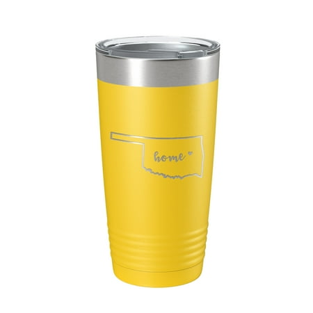 Oklahoma Tumbler Home State Travel Mug Insulated Laser Engraved Map Coffee Cup 20 oz Yellow
Oklahoma Tumbler Home State Travel Mug Insulated Laser Engraved Map Coffee Cup 20 oz Yellow