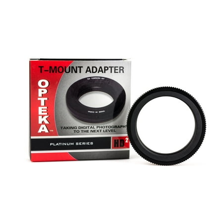 Opteka T-Mount (T2) Lens Adapter for Olympus E-Mount Evolt E-5, E-3, E-1, E-620, E-600, E-520, E-510, E-500, E-450, E-420, E-410, E-400, E-330, E-300 and E-30 Digital SLR Cameras