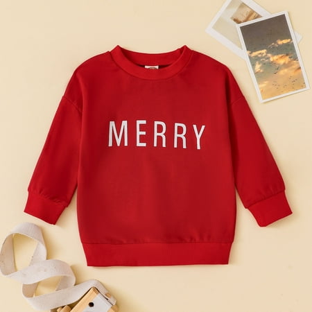 Huilaibazo Children s Kids Toddler Christmas Letters Long Sleeve Sweartershirt Christmas Top
Huilaibazo Children s Kids Toddler Christmas Letters Long Sleeve Sweartershirt Christmas Top
