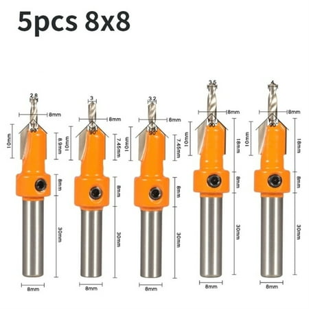 Goodhd 8mm Shank Hss Countersink Router Bit Screw Extractor Woodworking Milling Cutter
Goodhd 8mm Shank Hss Countersink Router Bit Screw Extractor Woodworking Milling Cutter