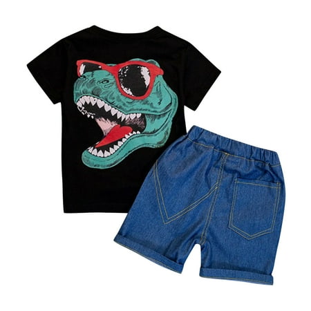 TAIAOJING Kid Toddler Boy Clothes T Shirt Baby Tops Outfits Set Shorts Dinosaur Pants Denim s Outfits Cute Clothes 18-24 Months
TAIAOJING Kid Toddler Boy Clothes T Shirt Baby Tops Outfits Set Shorts Dinosaur Pants Denim s Outfits Cute Clothes 18-24 Months
