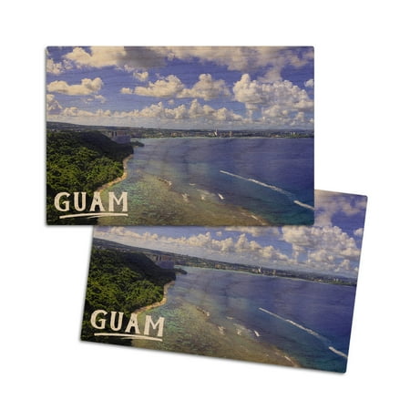 Guam Shoreline and City (4x6 Birch Wood Postcards 2-Pack Stationary Rustic Home Wall Decor)
Guam Shoreline and City (4x6 Birch Wood Postcards 2-Pack Stationary Rustic Home Wall Decor)