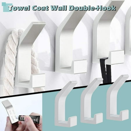 Dtydtpe Coat Hooks Hold Towel Adhesive Wall Duty Heavy Hooks Punch- Double Decoration & Hangs
Dtydtpe Coat Hooks Hold Towel Adhesive Wall Duty Heavy Hooks Punch- Double Decoration & Hangs