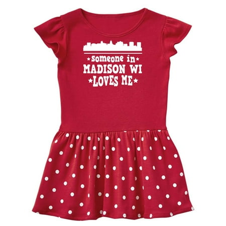 Inktastic Madison Wisconsin Someone Loves Me Skyline Gift Toddler Girl Dress
Inktastic Madison Wisconsin Someone Loves Me Skyline Gift Toddler Girl Dress
