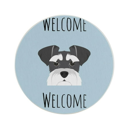 Circular Drink Coasters Set Schnauzer Cute Dog Beautiful Home Decor Diatomite Heat-Resistant Diatomite Protect Table Countertop
Circular Drink Coasters Set Schnauzer Cute Dog Beautiful Home Decor Diatomite Heat-Resistant Diatomite Protect Table Countertop