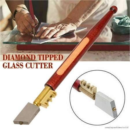Professional Sharp Diamond Tip Glass Cutter Window Mirror Glazing Cutting Tools