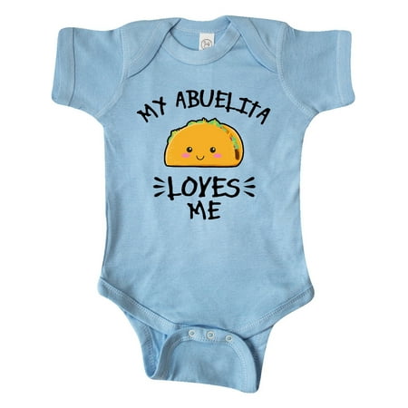 Inktastic My Abuelita Loves Me with Taco Illustration Gift Baby Boy or Baby Girl Bodysuit
Inktastic My Abuelita Loves Me with Taco Illustration Gift Baby Boy or Baby Girl Bodysuit