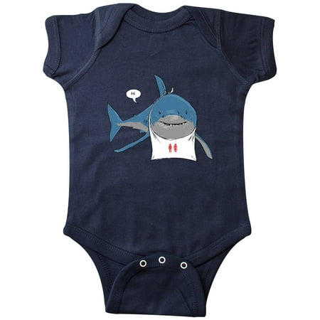 Inktastic Shark Dinner Gift Baby Boy or Baby Girl Bodysuit