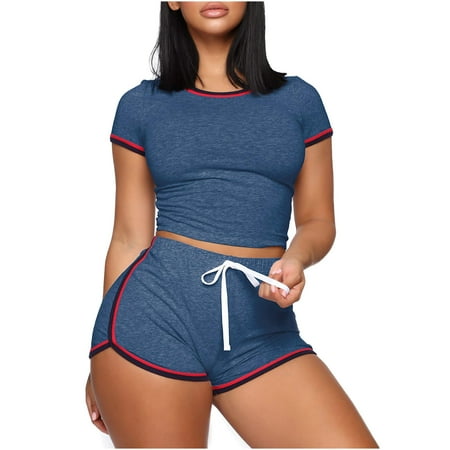 Dadaria 2 Piece Outfits for Women Summer Shorts Lady Split 2 Piece Sports Suit Set Cotton Blend Suit Dark Blue XXL Female
Dadaria 2 Piece Outfits for Women Summer Shorts Lady Split 2 Piece Sports Suit Set Cotton Blend Suit Dark Blue XXL Female