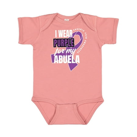 Inktastic Chronic Pain I Wear Purple For My Abuela Gift Baby Boy or Baby Girl Bodysuit
Inktastic Chronic Pain I Wear Purple For My Abuela Gift Baby Boy or Baby Girl Bodysuit