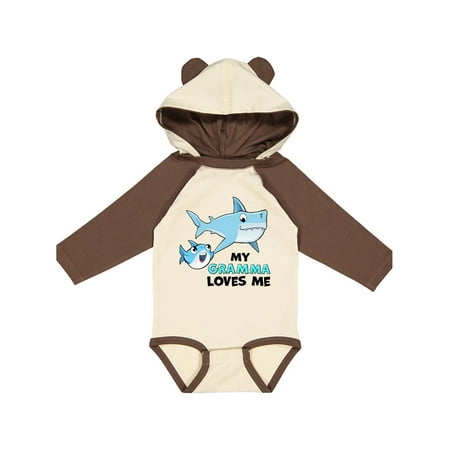 Inktastic My Gramma Loves Me with Cute Sharks Gift Baby Boy or Baby Girl Long Sleeve Bodysuit 
Inktastic My Gramma Loves Me with Cute Sharks Gift Baby Boy or Baby Girl Long Sleeve Bodysuit
