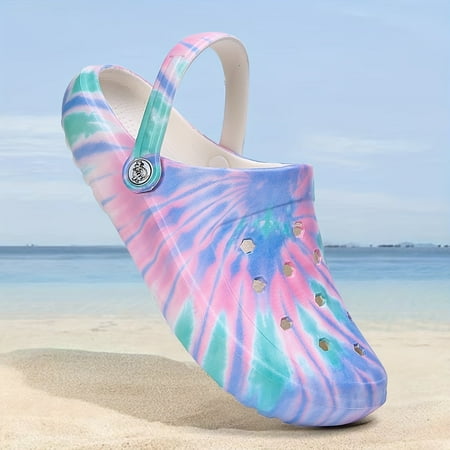 Garden Clogs Slip On Lightweight Two-way Wear Garden Clogs Comfortable Women s Tie-dye Pattern Clogs Non-slip Summer Beach Slides
Garden Clogs Slip On Lightweight Two-way Wear Garden Clogs Comfortable Women s Tie-dye Pattern Clogs Non-slip Summer Beach Slides
