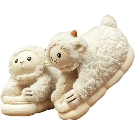 PIKADINGNIS Women Cute Cartoon Slippers Couple Sheep Fluffy Fur Thick Sole House Slides Winter Anti Slip Indoor Outdoor Shoes
PIKADINGNIS Women Cute Cartoon Slippers Couple Sheep Fluffy Fur Thick Sole House Slides Winter Anti Slip Indoor Outdoor Shoes