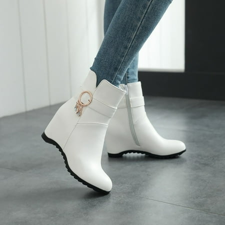 Foraging dimple Women s Ladies Fashion Round Toe Casual High Heels Single Shoes Short Boots White
Foraging dimple Women s Ladies Fashion Round Toe Casual High Heels Single Shoes Short Boots White