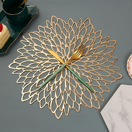 jiaroswwei Place Mat Flexible Anti-scalding PVC Easy Clean Non-stick Hollow Vinyl Placemat Kitchen Supplies
jiaroswwei Place Mat Flexible Anti-scalding PVC Easy Clean Non-stick Hollow Vinyl Placemat Kitchen Supplies