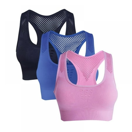 3 Pack Women Backless Wirefree Sports Bra High Elastic Hollow Out Yoga Bra High-strength Shockproof Running Fitness Bralettes
3 Pack Women Backless Wirefree Sports Bra High Elastic Hollow Out Yoga Bra High-strength Shockproof Running Fitness Bralettes