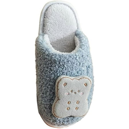 PIKADINGNIS Cute Cookie Bear Fluffy Warm House Slippers for Women Men Indoor Soft Anti-skip Home Shoes
PIKADINGNIS Cute Cookie Bear Fluffy Warm House Slippers for Women Men Indoor Soft Anti-skip Home Shoes
