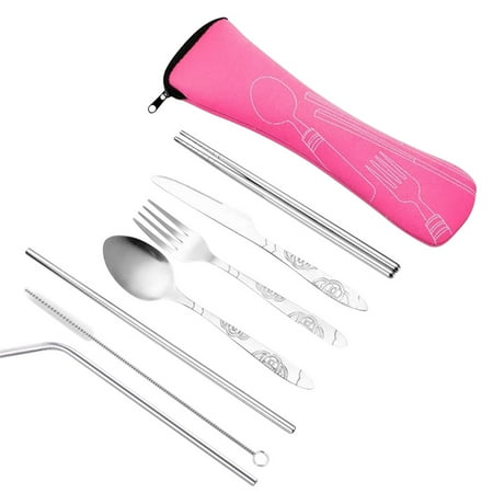 Forks 7 Pcs Stainless Steel Knifes Fork Spoon Family Travel Camping Cutlery Eyeful Christmas decorations
Forks 7 Pcs Stainless Steel Knifes Fork Spoon Family Travel Camping Cutlery Eyeful Christmas decorations