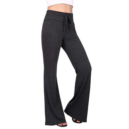 HDE Pajama Pants for Women PJ Pants Comfy Loungewear Charcoal M