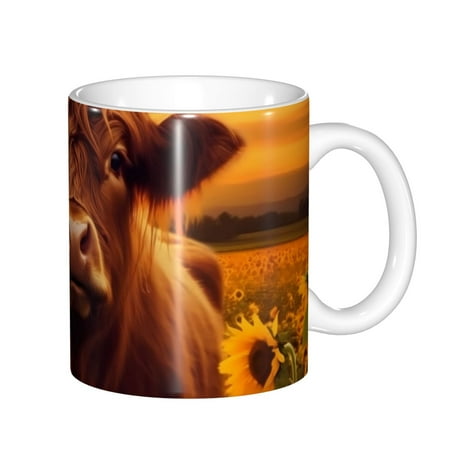 Zeuib Vintage Sunflower Cow A Ceramic Coffee Mug with Large Handle,Modern Reactive Glaze Dishwasher & Microwave Safe – Perfect for Home Office Café Gift-Ready
Zeuib Vintage Sunflower Cow A Ceramic Coffee Mug with Large Handle,Modern Reactive Glaze Dishwasher & Microwave Safe – Perfect for Home Office Café Gift-Ready