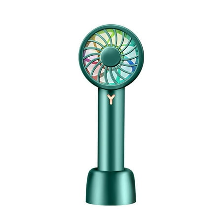 Thinsont Handheld Fan 3 Speeds USB Rechargeable Portable Summer Cooling Device Travel Cordless Battery Operated Office Cooler Gift Green with Light
Thinsont Handheld Fan 3 Speeds USB Rechargeable Portable Summer Cooling Device Travel Cordless Battery Operated Office Cooler Gift Green with Light