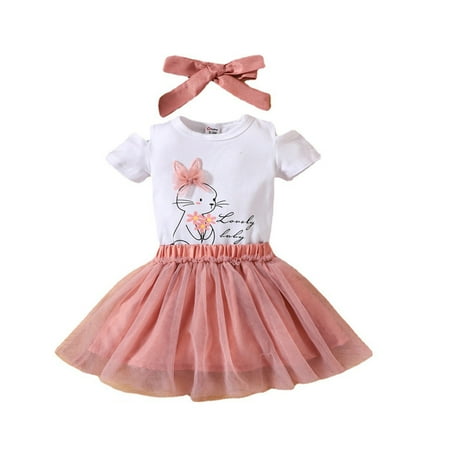 B91xZ Girls Outfits Kids Toddler Baby Girls Spring Summer Rabbit Print Cotton Short Sleeve Tops Skirts Headbands Outfits White Sizes 12-18 Months
B91xZ Girls Outfits Kids Toddler Baby Girls Spring Summer Rabbit Print Cotton Short Sleeve Tops Skirts Headbands Outfits White Sizes 12-18 Months