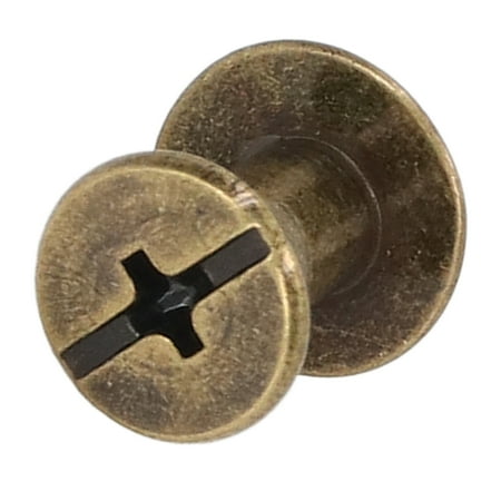 Metal Nail Rivet Studs Uniform Coating Book Binding Screw Brass Material For DIY Leather For Photo Album Bronze
Metal Nail Rivet Studs Uniform Coating Book Binding Screw Brass Material For DIY Leather For Photo Album Bronze