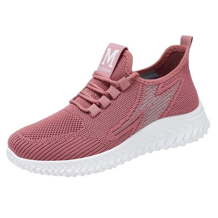 Sneakers for Women Fashionable Autumn Women Sports Shoes Flat Soft Mesh Breathable Comfortable Solid Color Lace Up Casual Style Womens Sneakers Mesh Pink 41
Sneakers for Women Fashionable Autumn Women Sports Shoes Flat Soft Mesh Breathable Comfortable Solid Color Lace Up Casual Style Womens Sneakers Mesh Pink 41