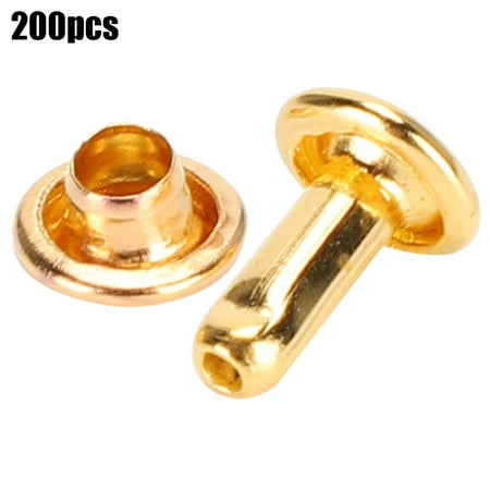 Round Rivets Clothing Accessories Shoes Round Rivets Rivets For Home DIY Tools Imitation Gold 6 X 8mm Double Round Rivets
Round Rivets Clothing Accessories Shoes Round Rivets Rivets For Home DIY Tools Imitation Gold 6 X 8mm Double Round Rivets
