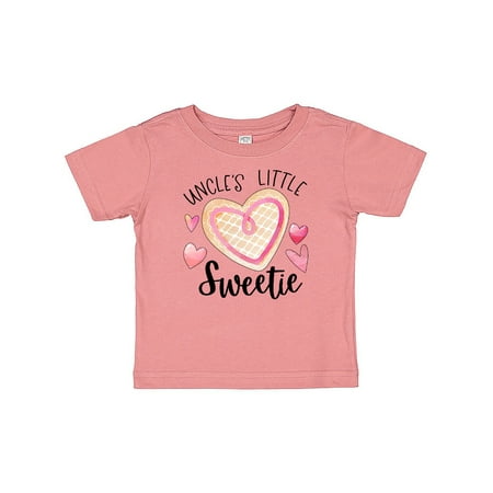 Inktastic Uncle s Little Sweetie with Pink Heart Cookie Gift Baby Boy or Baby Girl T-Shirt
Inktastic Uncle s Little Sweetie with Pink Heart Cookie Gift Baby Boy or Baby Girl T-Shirt