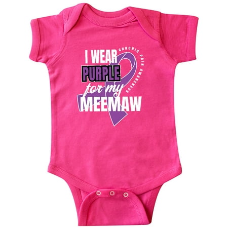 Inktastic Chronic Pain I Wear Purple For My Meemaw Gift Baby Boy or Baby Girl Bodysuit
Inktastic Chronic Pain I Wear Purple For My Meemaw Gift Baby Boy or Baby Girl Bodysuit