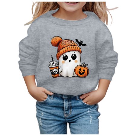 Halloween Clothes for Baby Girls Children Fashion Cute Printed Crew Neck Hoodless Long Sleeve Sweatshirt(Size:3-4 Years)
Halloween Clothes for Baby Girls Children Fashion Cute Printed Crew Neck Hoodless Long Sleeve Sweatshirt(Size:3-4 Years)