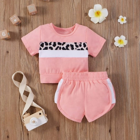 Simplmasygenix Children s Day Kids Bodysuit Clearance Toddler Baby Boys Girls Summer Patchwork Leopard Print Short-sleeved Top Shorts Two-piece Set
Simplmasygenix Children s Day Kids Bodysuit Clearance Toddler Baby Boys Girls Summer Patchwork Leopard Print Short-sleeved Top Shorts Two-piece Set