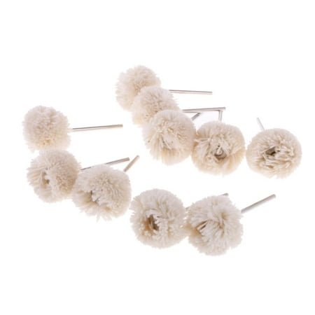 10Pcs Polisher Buffer Wheel Polishing Polishing Set for Rotary Drills