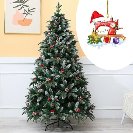 Christmas Tree Ornaments Hanging Pendant Excellent Material High Quality Ideal Gift for Toddler Kids