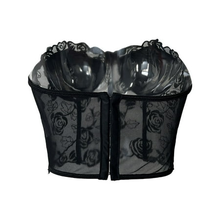 PEASKJP Tube Top Women Lightweight Strapless Bra for Women Non-Slip Silicone Padded Bandeau Bra Wireless Tube Top Bra Black M
PEASKJP Tube Top Women Lightweight Strapless Bra for Women Non-Slip Silicone Padded Bandeau Bra Wireless Tube Top Bra Black M