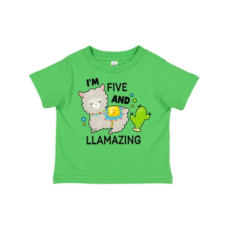 Inktastic Im Five and Llamazing with Llama and Cactus Gift Toddler Boy or Toddler Girl T-Shirt
Inktastic Im Five and Llamazing with Llama and Cactus Gift Toddler Boy or Toddler Girl T-Shirt
