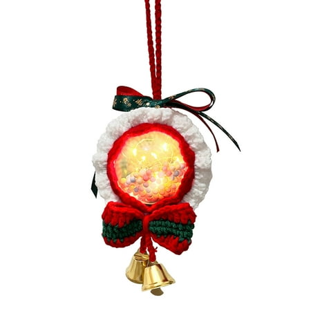 Zlekejiko Christmas Car Pendant Finished Product Hand Crochet Interior Ornament Wool Car Pendant Christmas Tree Pendant Home Decoration
Zlekejiko Christmas Car Pendant Finished Product Hand Crochet Interior Ornament Wool Car Pendant Christmas Tree Pendant Home Decoration