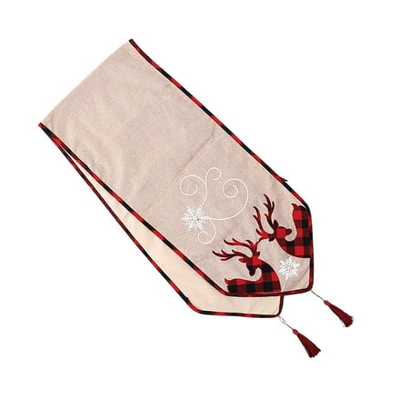 Ikevan Christmas Decoration Table Runner Christmas Double Deer Tablecloth Christmas Decoration Supplies Christmas Tablecloth red One Size
Ikevan Christmas Decoration Table Runner Christmas Double Deer Tablecloth Christmas Decoration Supplies Christmas Tablecloth red One Size