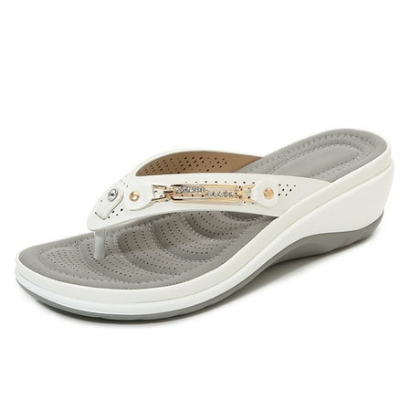 Women\ s Comfortable Crystal Wedge Slippers Non Slip Flip Flop for Women Outdoor Indoor
Women\ s Comfortable Crystal Wedge Slippers Non Slip Flip Flop for Women Outdoor Indoor