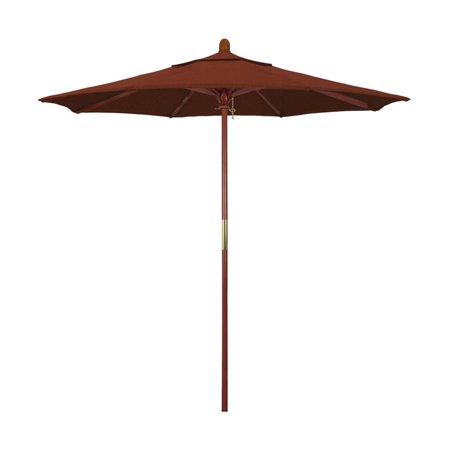 California Umbrella Grove Series Patio Market Umbrella in Olefin with Wood Pole Hardwood Ribs Push Lift