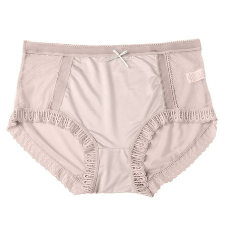ZMHEGW 3 Pack Women Panties Seamless Silk Cotton Crotch Mid Waist Seamless Breathable Lace Mesh Briefs Underwear
ZMHEGW 3 Pack Women Panties Seamless Silk Cotton Crotch Mid Waist Seamless Breathable Lace Mesh Briefs Underwear