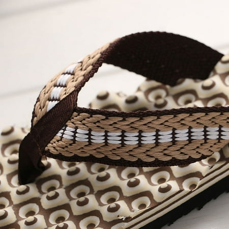 ZTTD Men Summer Comfortable Massage Flip Flops Shoes Sandals Male Slipper Indoor & Outdoor Flip-Flops Brown
ZTTD Men Summer Comfortable Massage Flip Flops Shoes Sandals Male Slipper Indoor & Outdoor Flip-Flops Brown