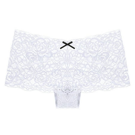HEVIRGO Mid-rise Solid Color Seamless Women Panties See-through Crochet Floral Lace Briefs
HEVIRGO Mid-rise Solid Color Seamless Women Panties See-through Crochet Floral Lace Briefs