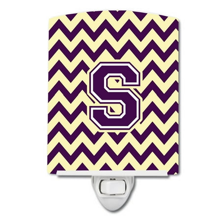 Caroline s Treasures CJ1058-SCNL Letter S Chevron Purple and Gold Ceramic Night Light 6x4x3 multicolor
Caroline s Treasures CJ1058-SCNL Letter S Chevron Purple and Gold Ceramic Night Light 6x4x3 multicolor